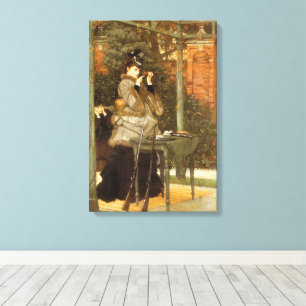 Toile Au champ de tir de James Tissot, Art Vintage