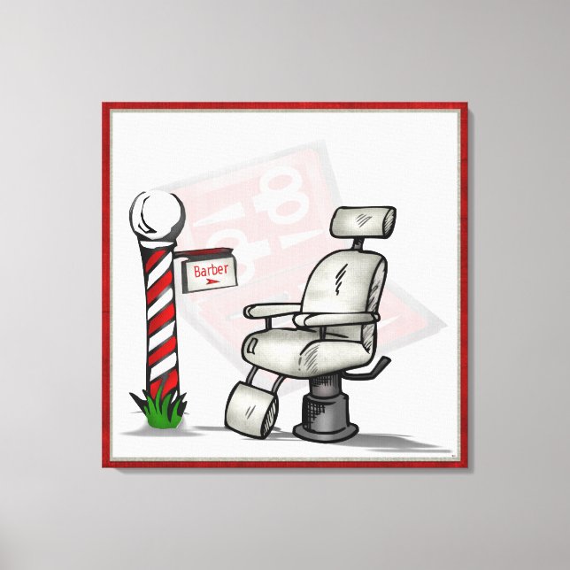 Toile Au Coiffeur Décor (Recto)
