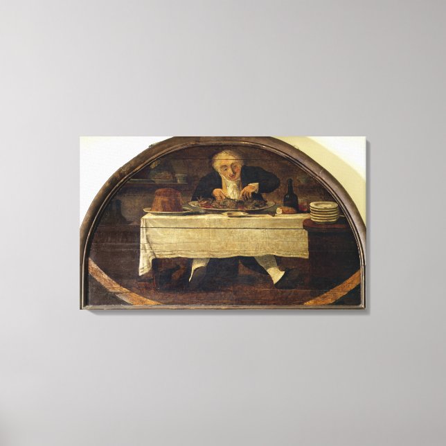 Toile Au Gourmand', panneau de magasin pour Corcellet (Recto)