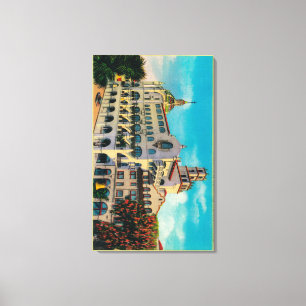Toile Auberge de mission, WingRiverside rotunda, CA