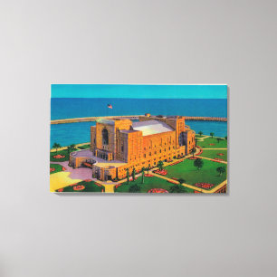 Toile Auditorium municipal à Long Beach, Californie