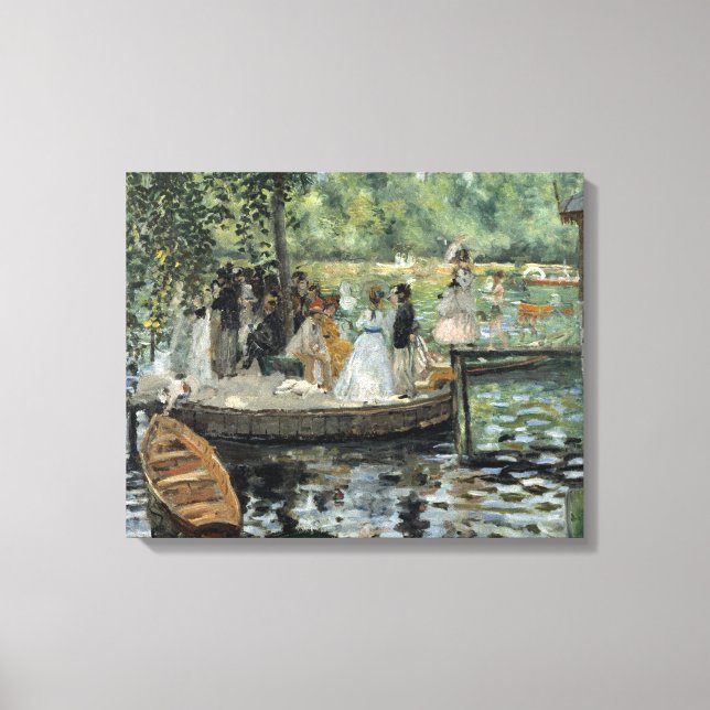 Toile Auguste Renoir - La Grenouillère (Recto)