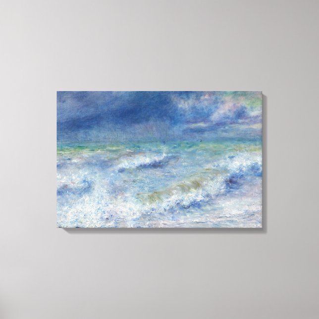 Toile Auguste Renoir - La mer (Recto)