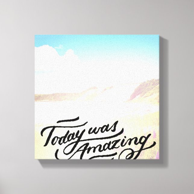 Toile Aujourd'Hui Était Extraordinaire (Recto)