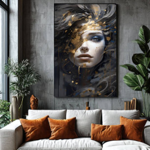 Toile Aura dorée