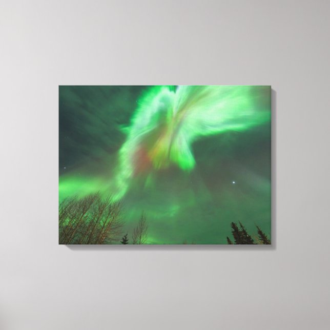 Toile aurora boréale | Fairbanks (Recto)