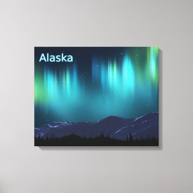 Toile Aurora Borealis (Recto)