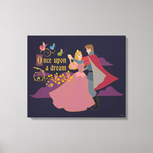 Toile Aurora et Phillip une fois sur une valse de rêve (Recto)