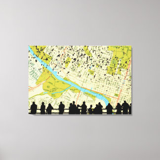 Toile Austin Bats Congress Bridge