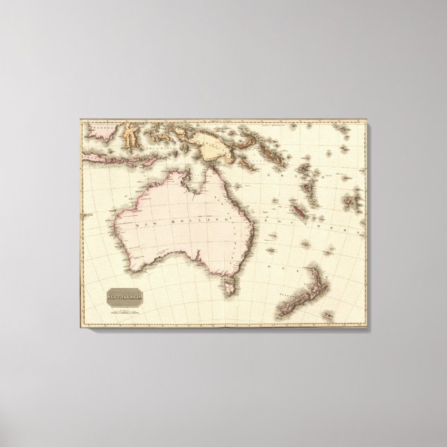 Toile Australasie (Recto)