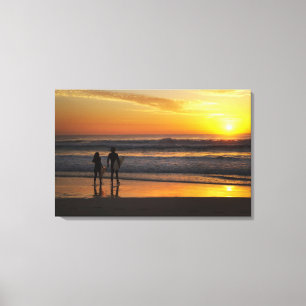 Toile Australie, Queensland, Gold Coast, Surfeurs à