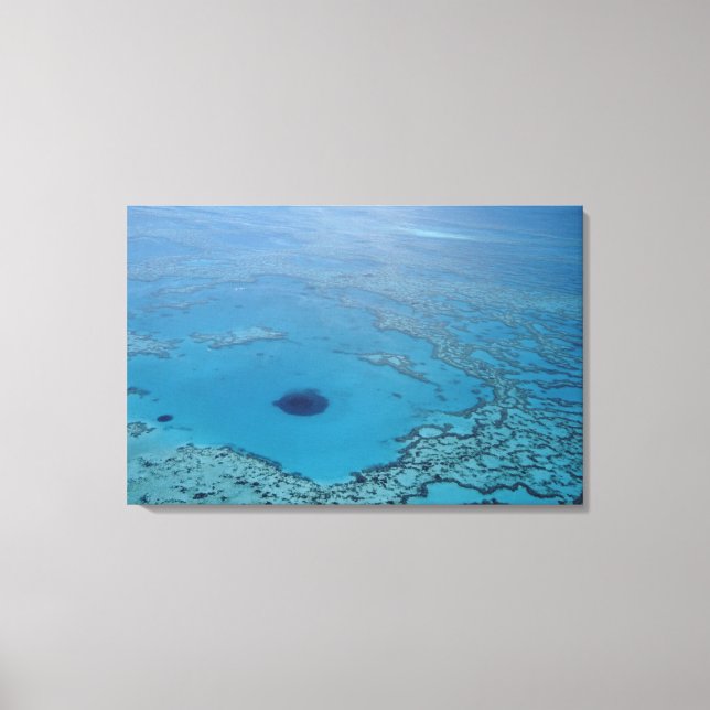 Toile Australie, Queensland. Grande barrière de corail (Recto)