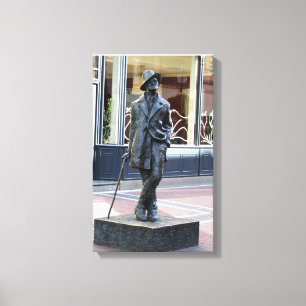 Toile Auteur James irlandais Joyce, copie de sculpture