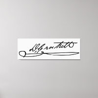 Autographe signature de Davy Crockett