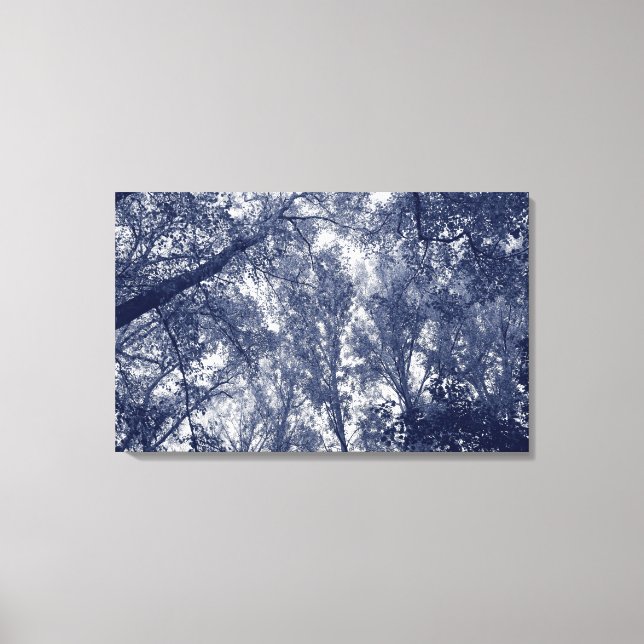 Toile Automne bleu (Recto)