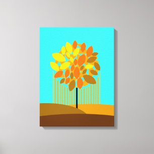 Toile Automne - Les Quatre Saisons