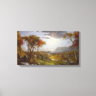 Toile Automne sur le fleuve Hudson (État de New York)