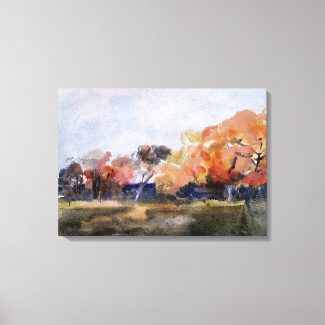 Toile Automne, Sussex (Recto)