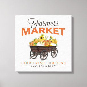 TOILE AUTOMOBILE CITROUILLE DU MARCHÉ DES AGRICULTEURS E