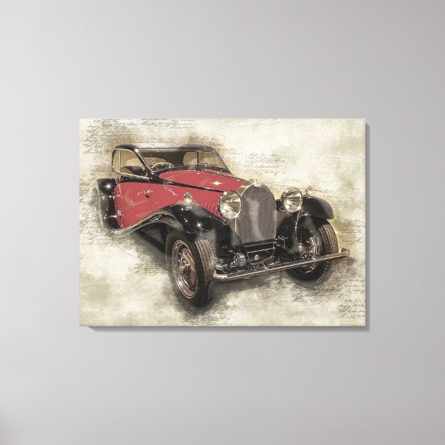 Toile Automobile vintage (Recto)