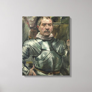 Toile Autoportrait dans l'armure, 1914