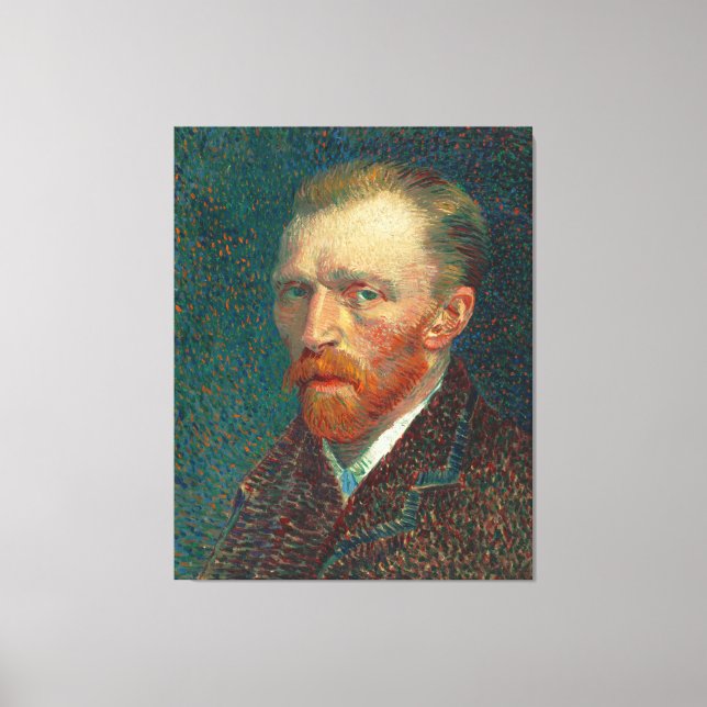 Toile Autoportrait de Vincent Van Gogh (1887) (Recto)