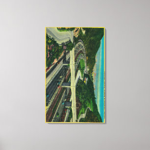 Toile Autoroute de Cahuenga, passage vers Hollywood