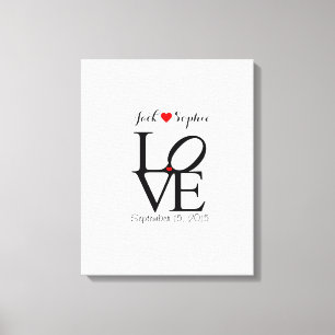 Toile Autre mariage livre d'hôtes amour choisir la coule