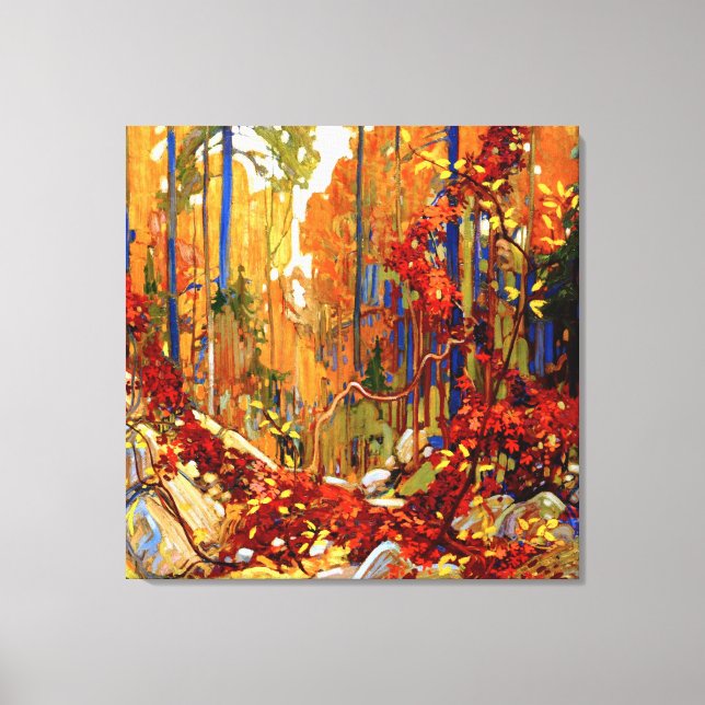 Toile Autumn Garland, art de Tom Thomson, (Recto)
