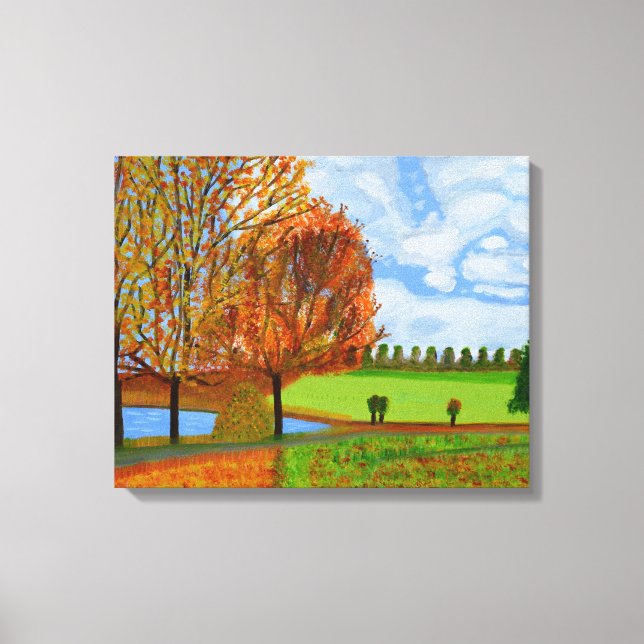 Toile Autumn Walk (Recto)