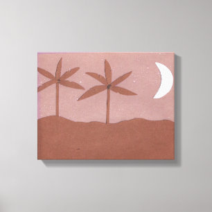 Toile avec scène nocturne