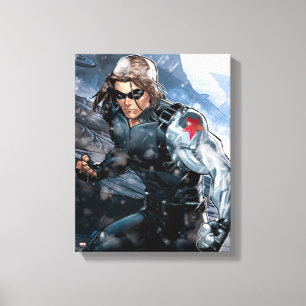 Toile Avengers Classiques   Winter Soldier dans la neige
