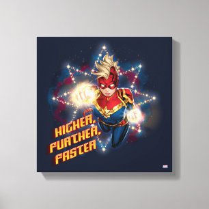 Toile Avengers   Étoiles Brillantes Captain Marvel Graph