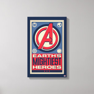 Toile Avengers - Les héros les plus puissants de la Terr