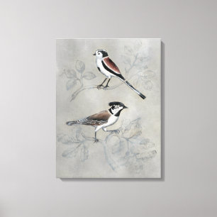 Toile Aviaire argenté Une paire