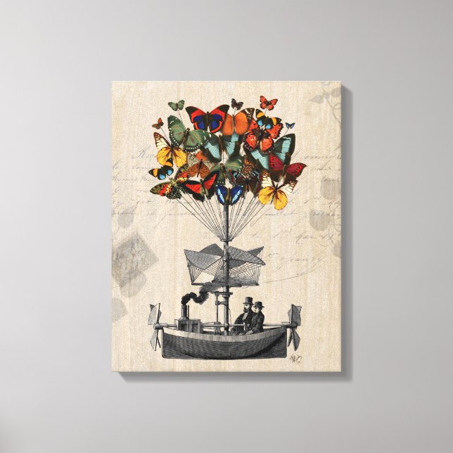 Toile Avion papillon (Recto)