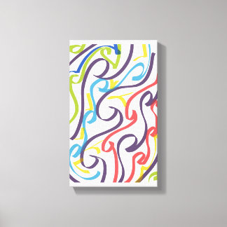 Toile Awesome Maori style ribbon art