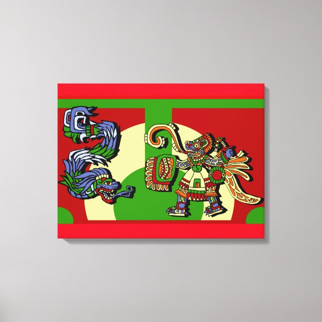 Toile Aztec Artistic Design (Recto)