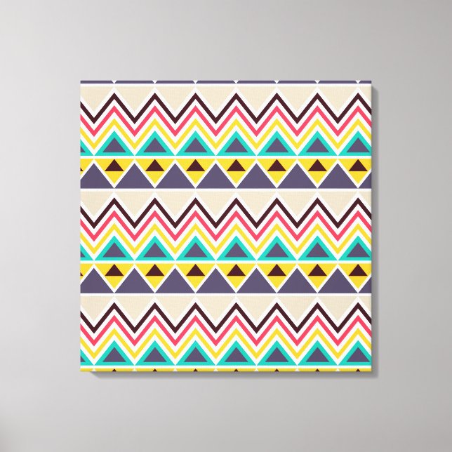 Toile Aztec Chevron #5 à Victoria Shaylee (Recto)