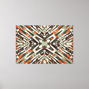 Toile AZTEC Mexican 3 Panel Home Office Canvas Wall Art