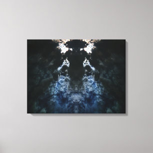 Toile Azure Embrace : Convergence céleste