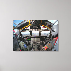 Toile B-52H COCKPIT STRATOFORTRESS 24x36