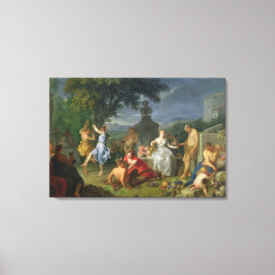 Toile Bacchanal, 1719 (huile sur toile)