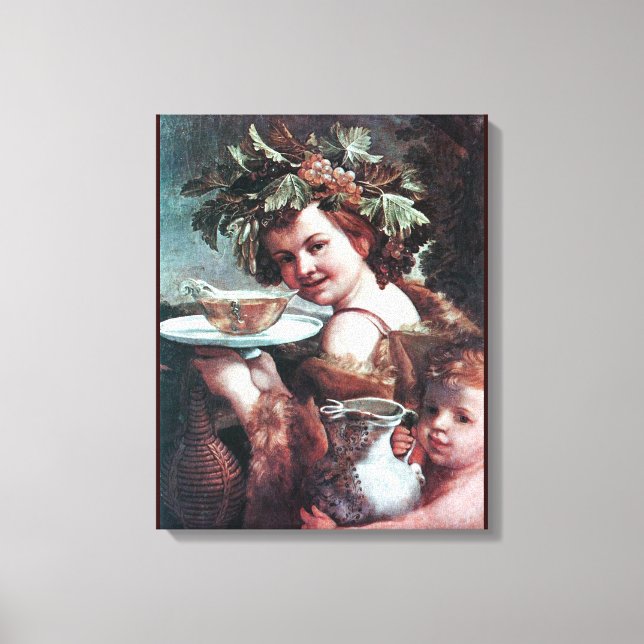 TOILE BACCHUS, RAISINS ET VIN BLANC (Recto)