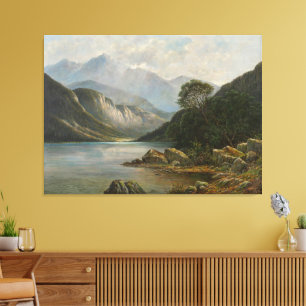Toile Badersee avec Wetterstein