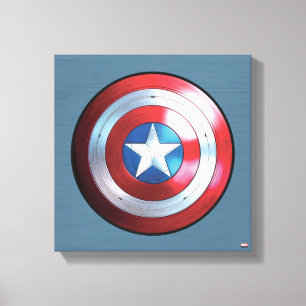 Toile Badge Captain America Shield
