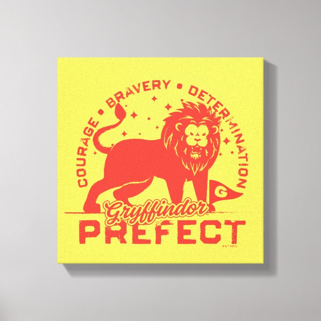 Toile Badge de préconfiguration GRYFFINDOR™ (Recto)