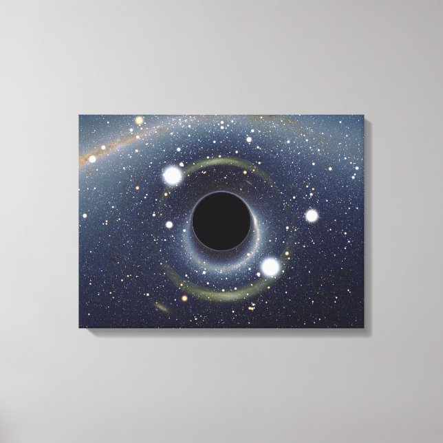 Toile Bague noire Einstein NASA (Recto)