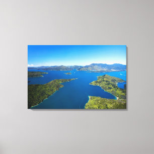 Toile Baie de Torea, détroit de Queen Charlotte, Marlbo
