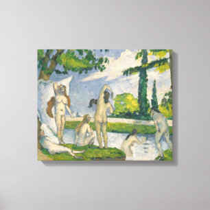 Toile Baigneurs de Paul Cezanne  